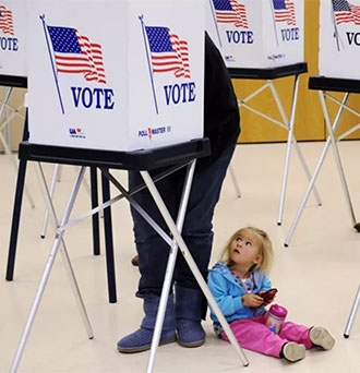  Even in recent national elections, more than 15 million registered U.S. voters who 'strongly prioritize progressive environmental policies' have neglected to vote, according to the Environmental Voter Project. (Photo: Matt McClain/Getty Images)
