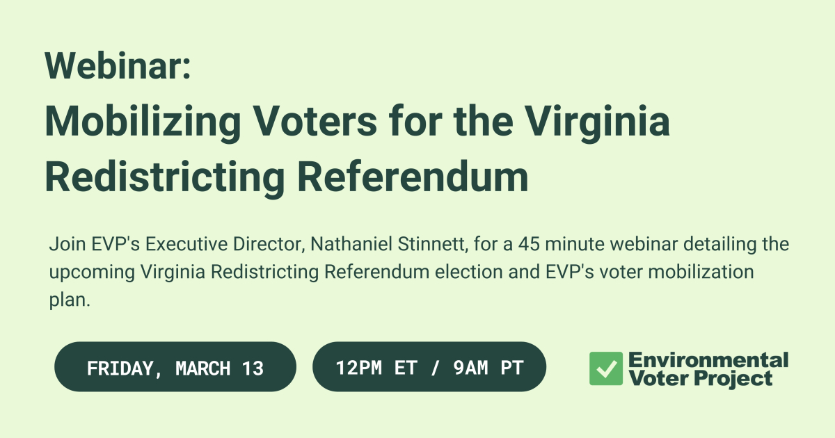 Mobilizing Voters for the Virginia Redistricting Referendum